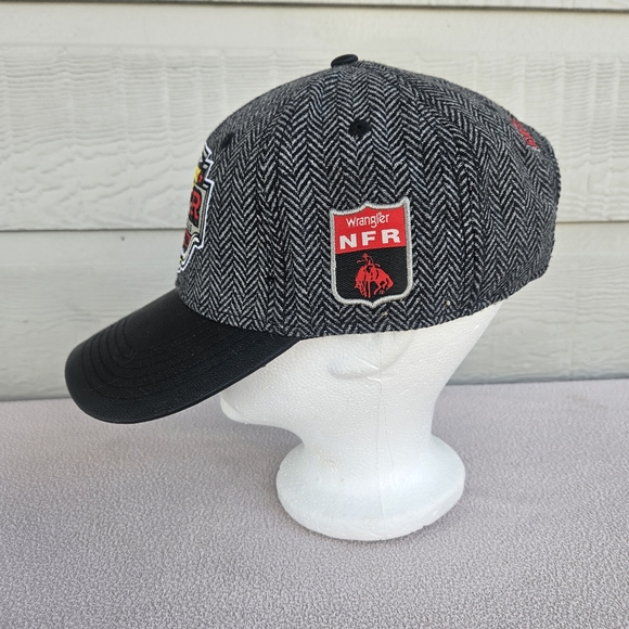 Wrangler NFR Las Vegas Limited Edition Baseball Cap 2017 Grey Wool Adjustable - Picture 3 of 9